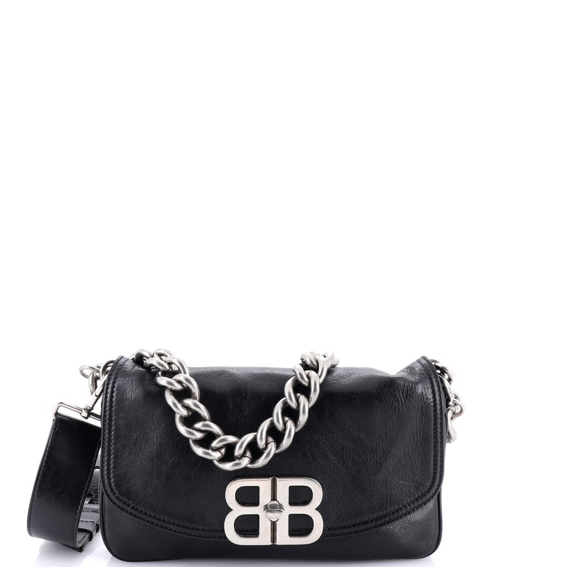 BB Soft Flap Bag Leather Small