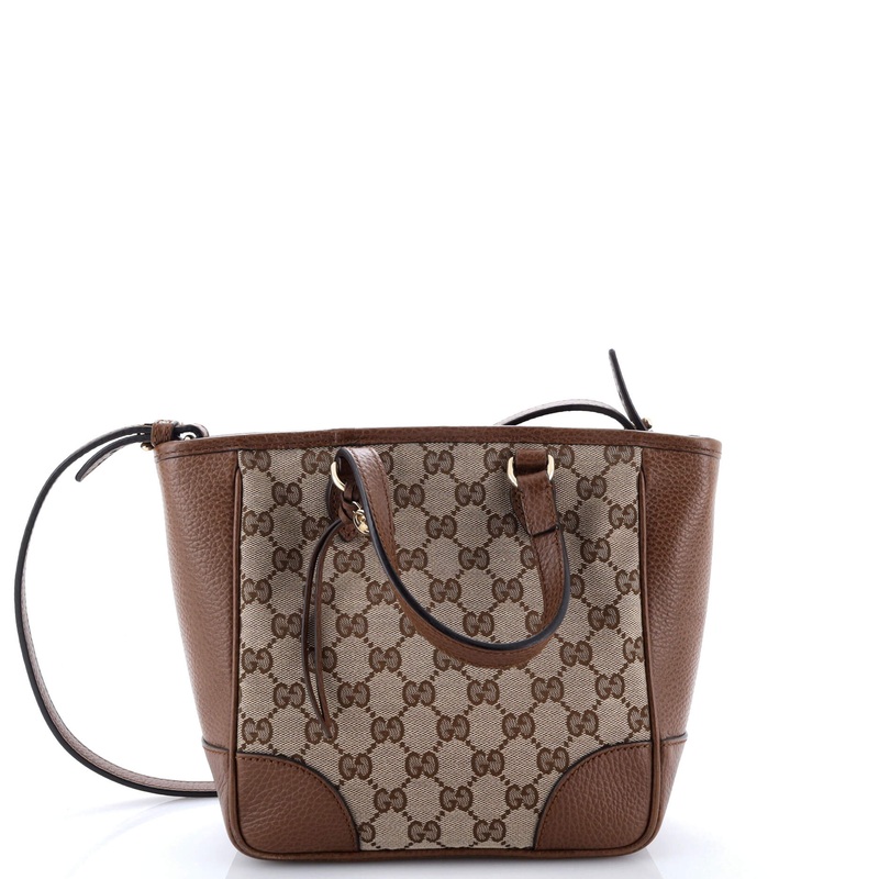 Bree Convertible Tote GG Canvas with Leather Small