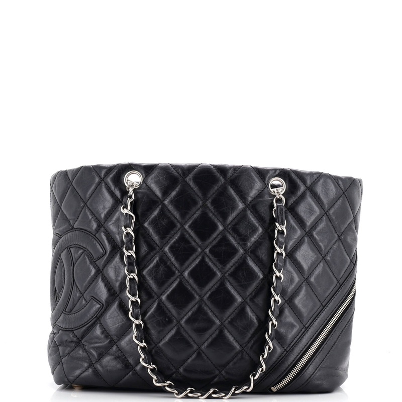 Cotton Club Tote Quilted Aged Calfskin Large