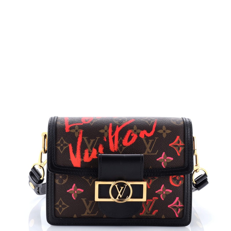 Dauphine Shoulder Bag Limited Edition Fall in Love Monogram Canvas Mini