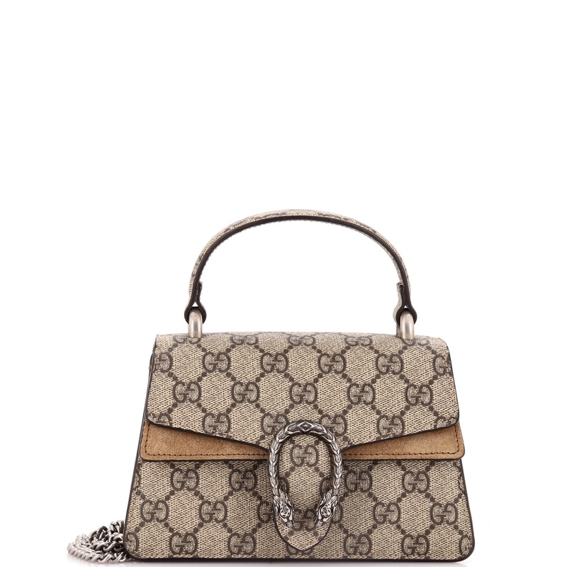 Dionysus Convertible Top Handle Bag GG Coated Canvas Mini