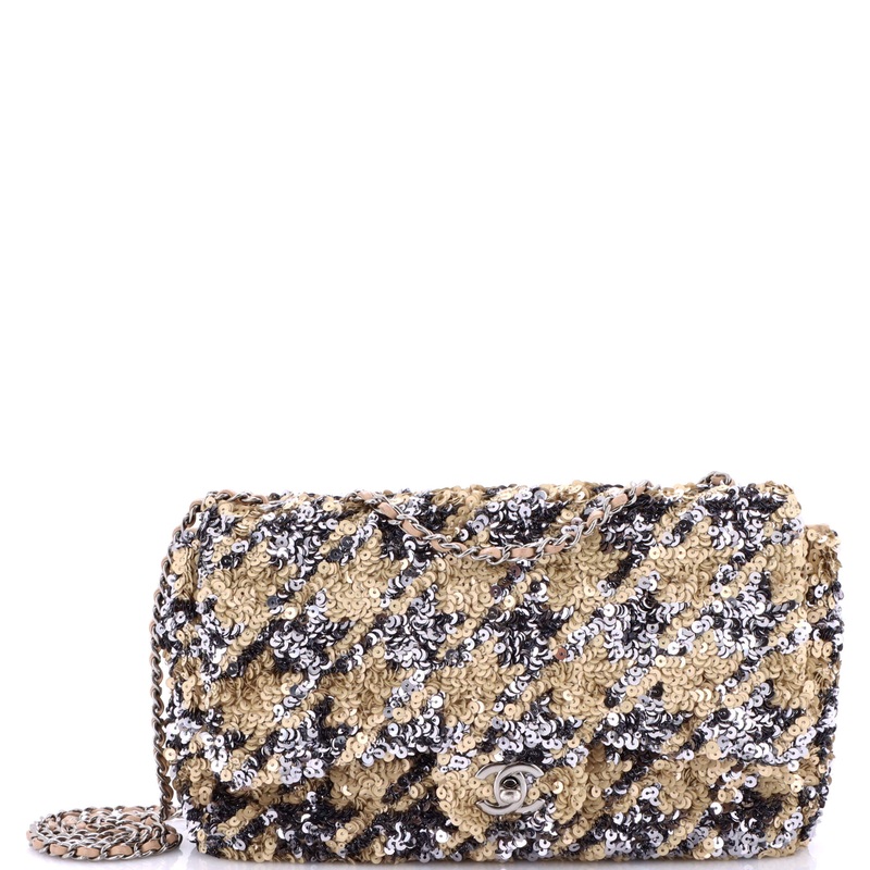 Flap Bag Multicolor Sequins Medium
