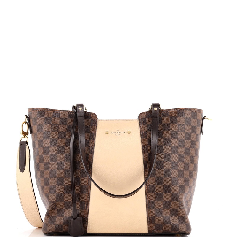 Jersey Handbag Damier with Leather