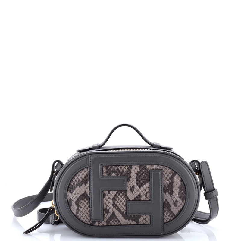 O'Lock Camera Bag Leather with Python Mini