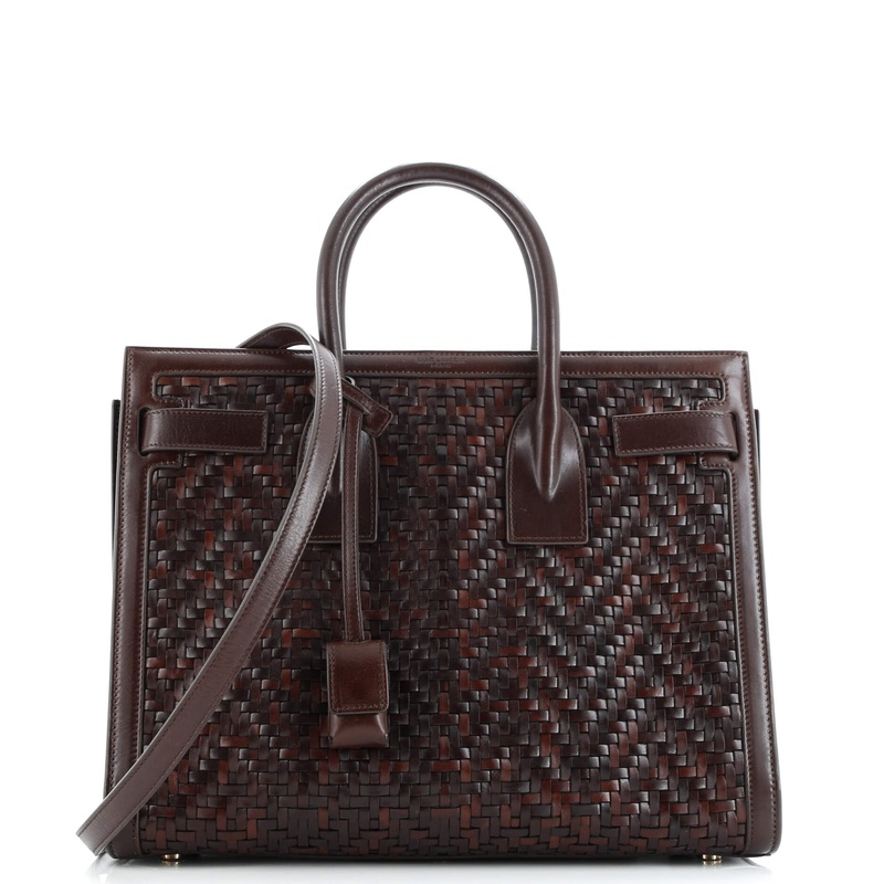 Sac de Jour Bag Woven Leather Small