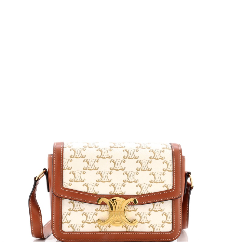Triomphe Shoulder Bag Triomphe Coated Canvas Teen
