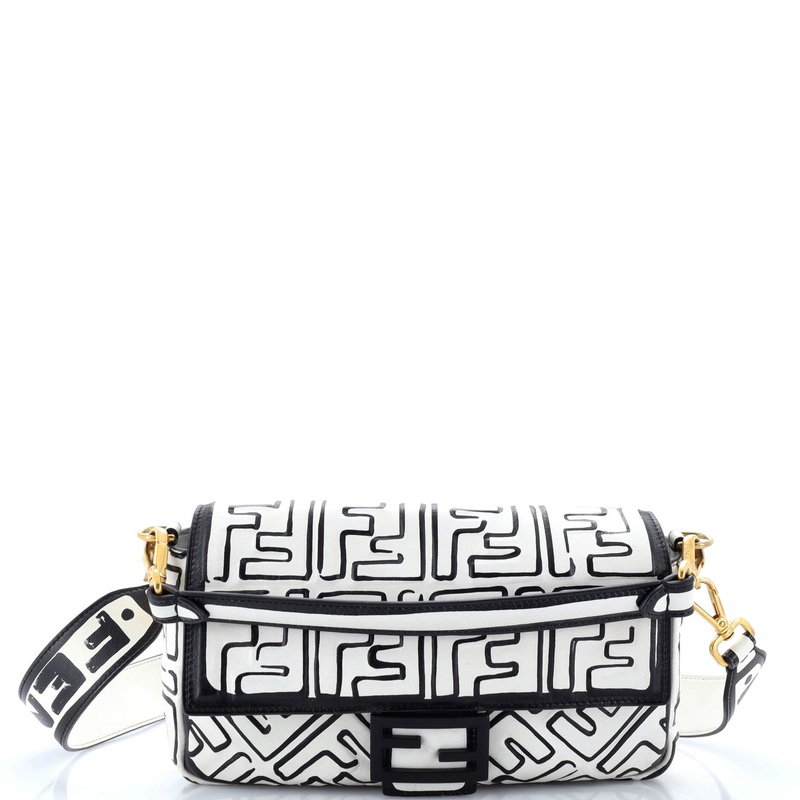 Baguette NM Bag Joshua Vides Zucca Embossed Leather Medium