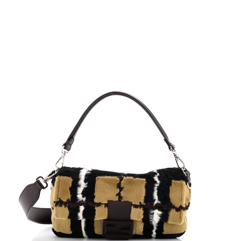 Baguette NM Bag Mink with Suede and Leather Medium