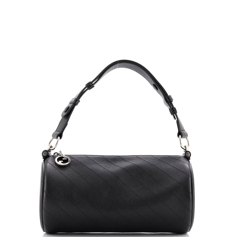 Blondie Shoulder Bag Diagonal Quilted Leather Small