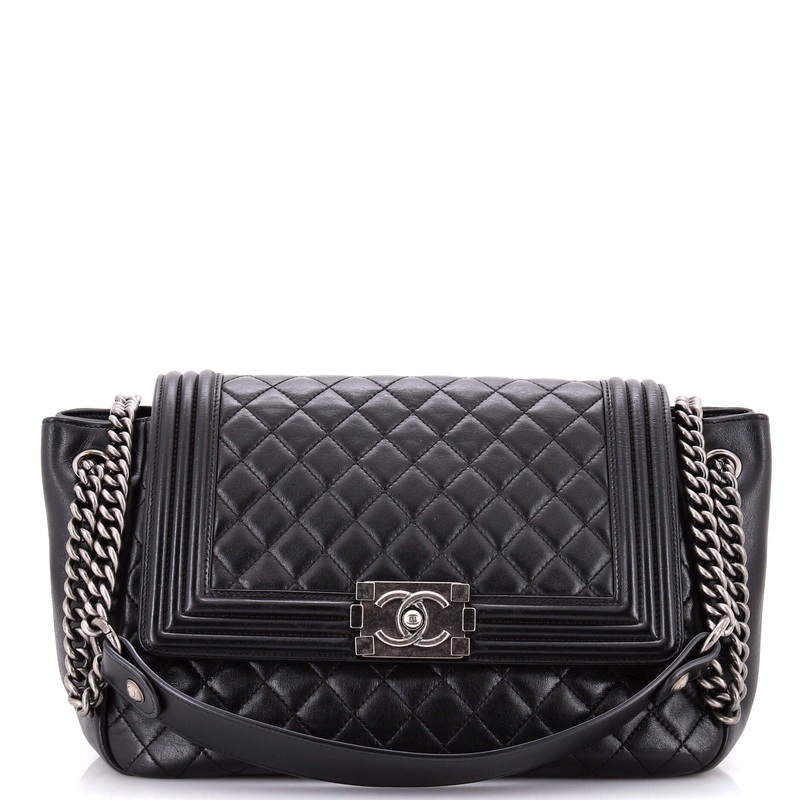 Boy Accordion Flap Bag Quilted Lambskin Medium