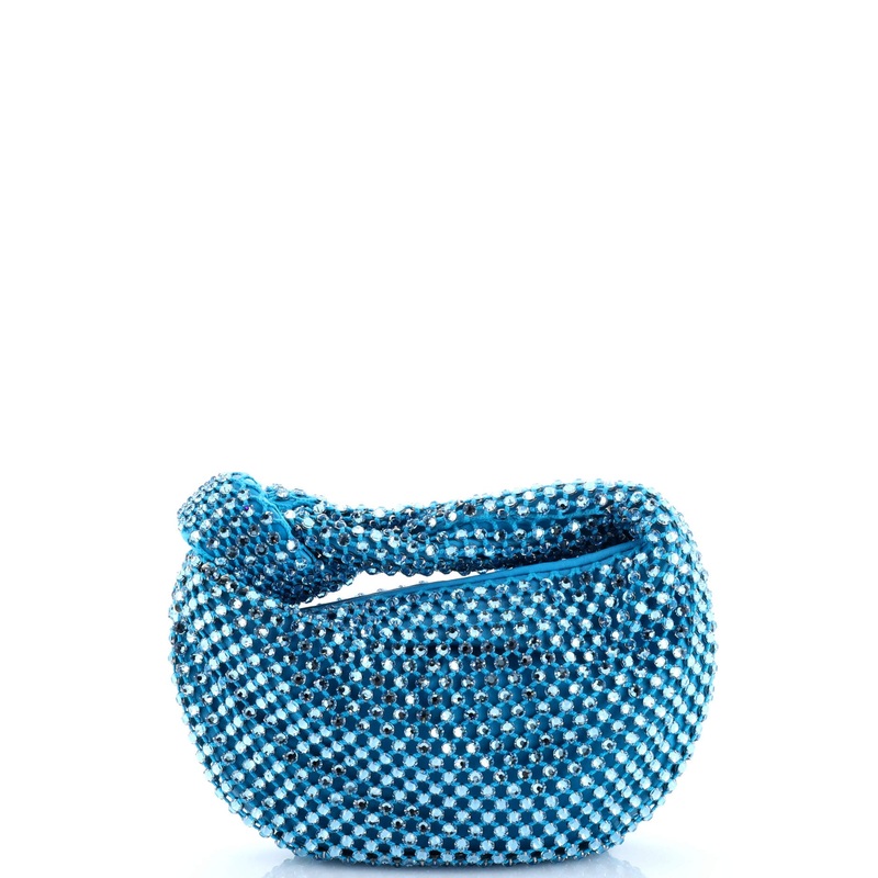 BV Jodie Hobo Crystal Embellished Mesh Mini