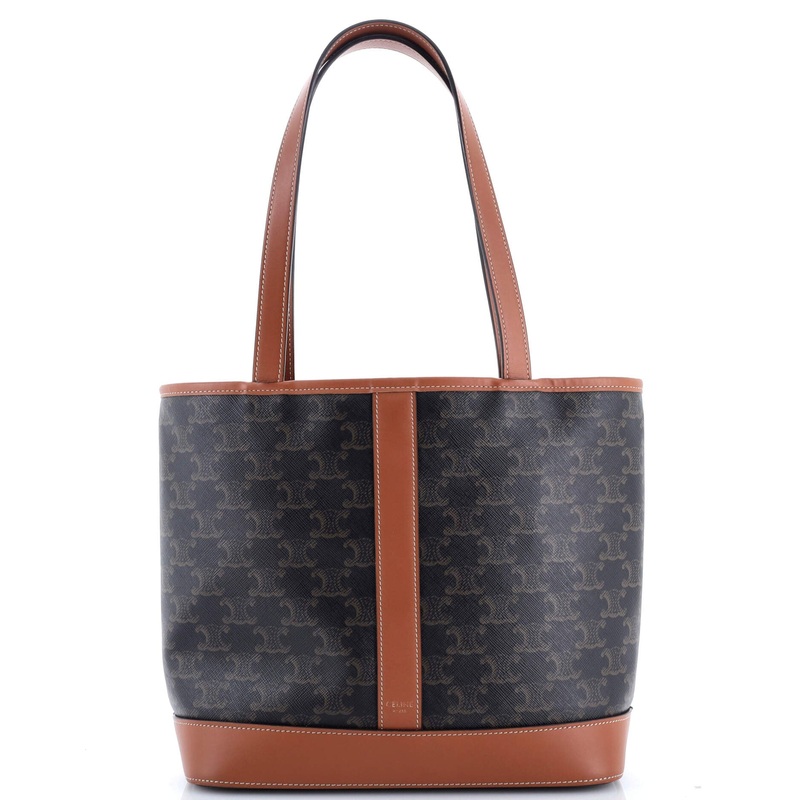 Cabas Tote Triomphe Coated Canvas Small