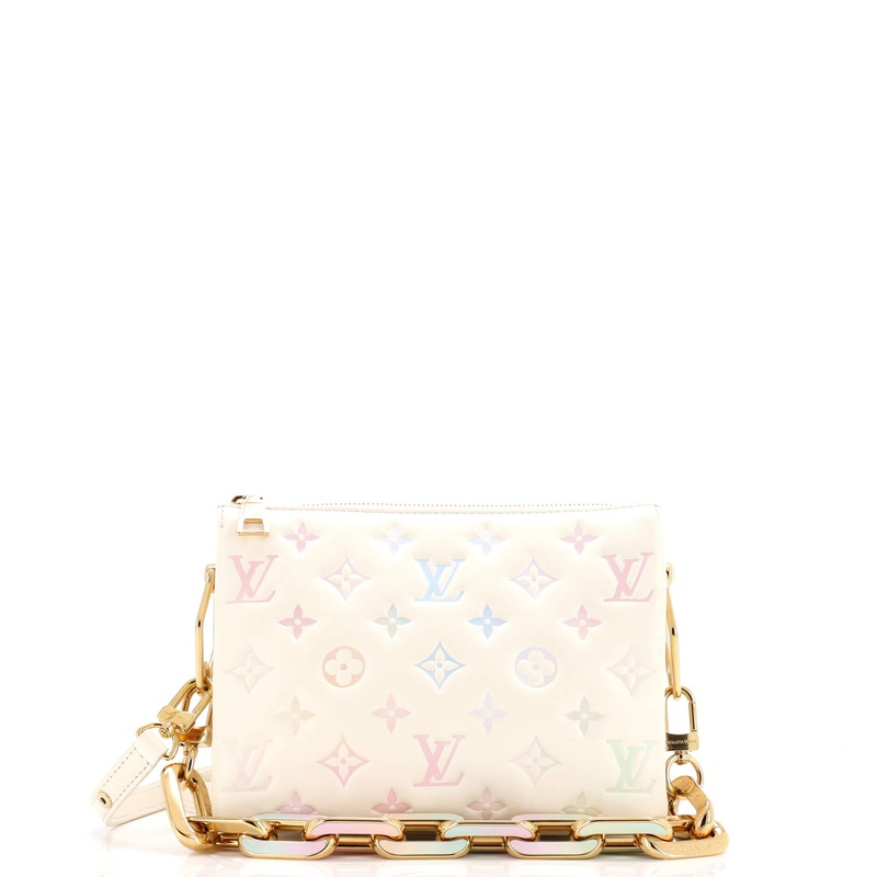 Coussin Bag Milky Way Monogram Embossed Lambskin BB