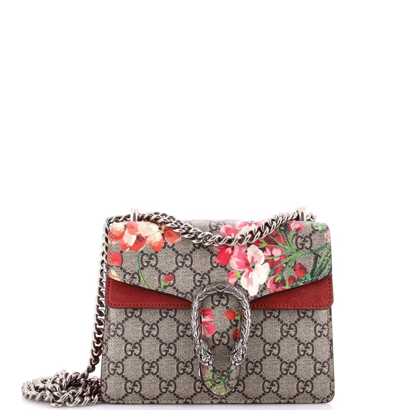 Dionysus Bag Blooms Print GG Coated Canvas Mini