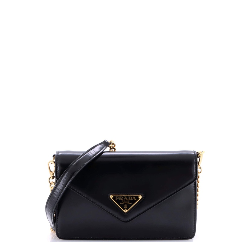 Envelope Flap Bag Spazzolato Leather