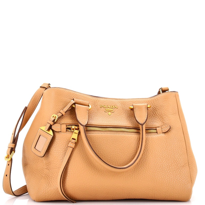 Front Pocket Convertible Tote Vitello Phenix Medium