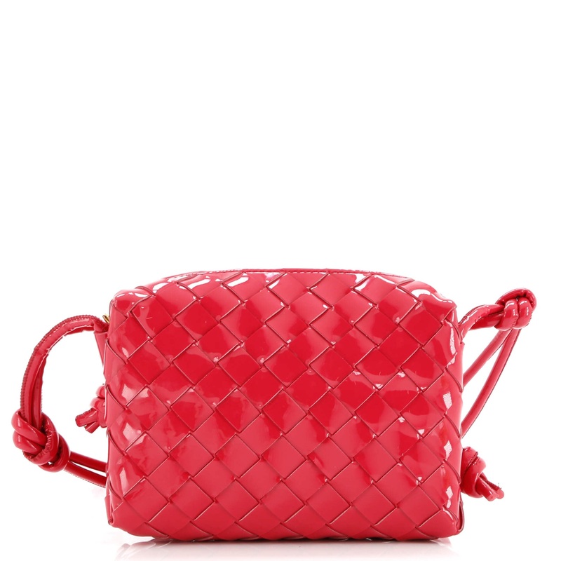 Loop Crossbody Bag Intrecciato Patent Mini