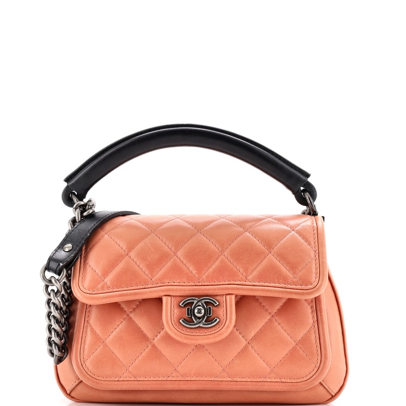 Prestige Flap Bag Quilted Calfskin Medium