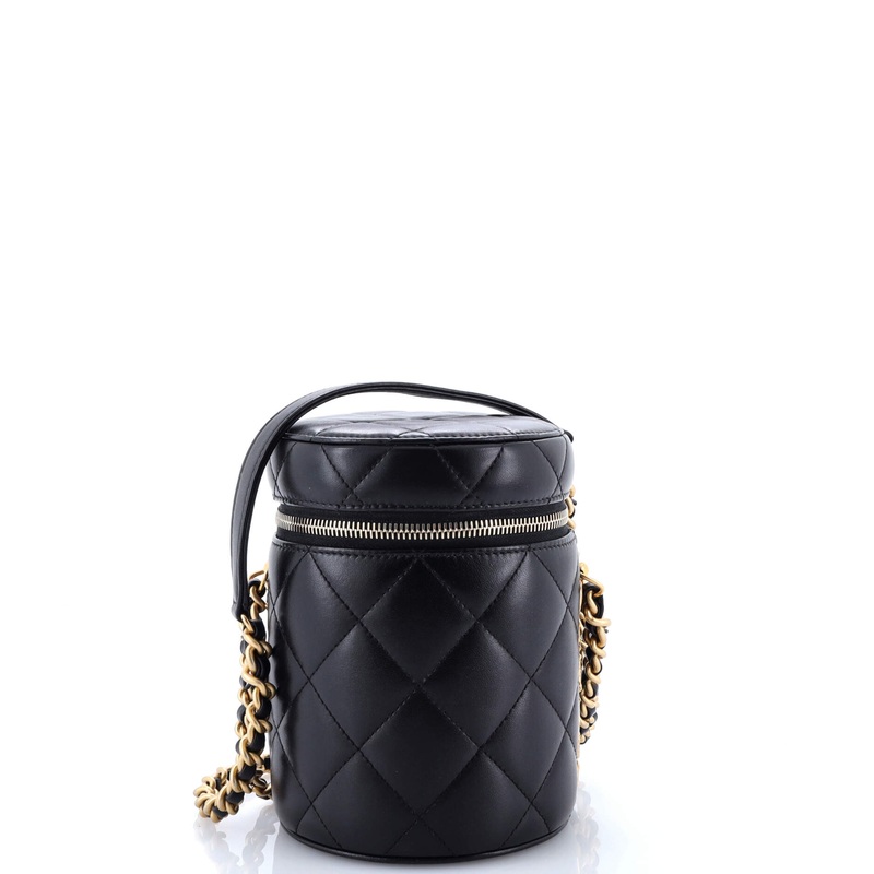 Side Note Vanity Case Quilted Lambskin Small