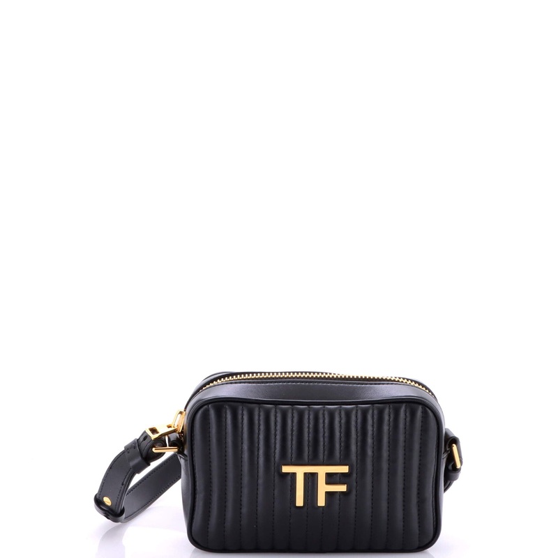 TF Camera Bag Vertical Quilted Leather