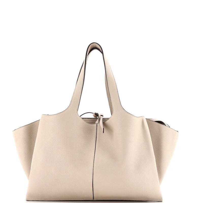 Tri-Fold Shoulder Bag Grained Calfskin Medium