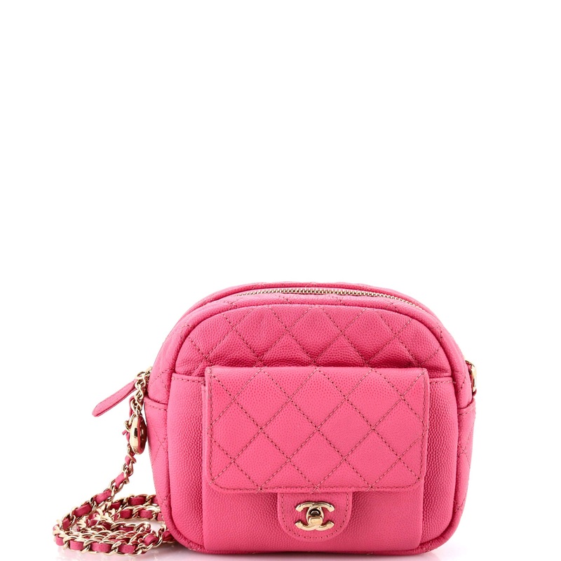 CC Day Camera Case Quilted Caviar Small