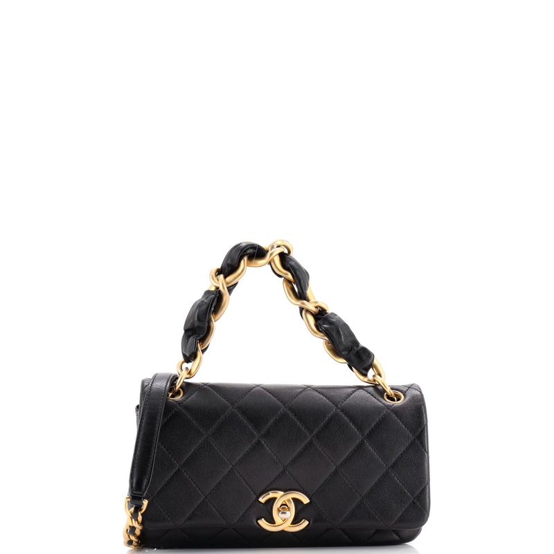 Chain Is More Flap Bag Quilted Calfskin Medium