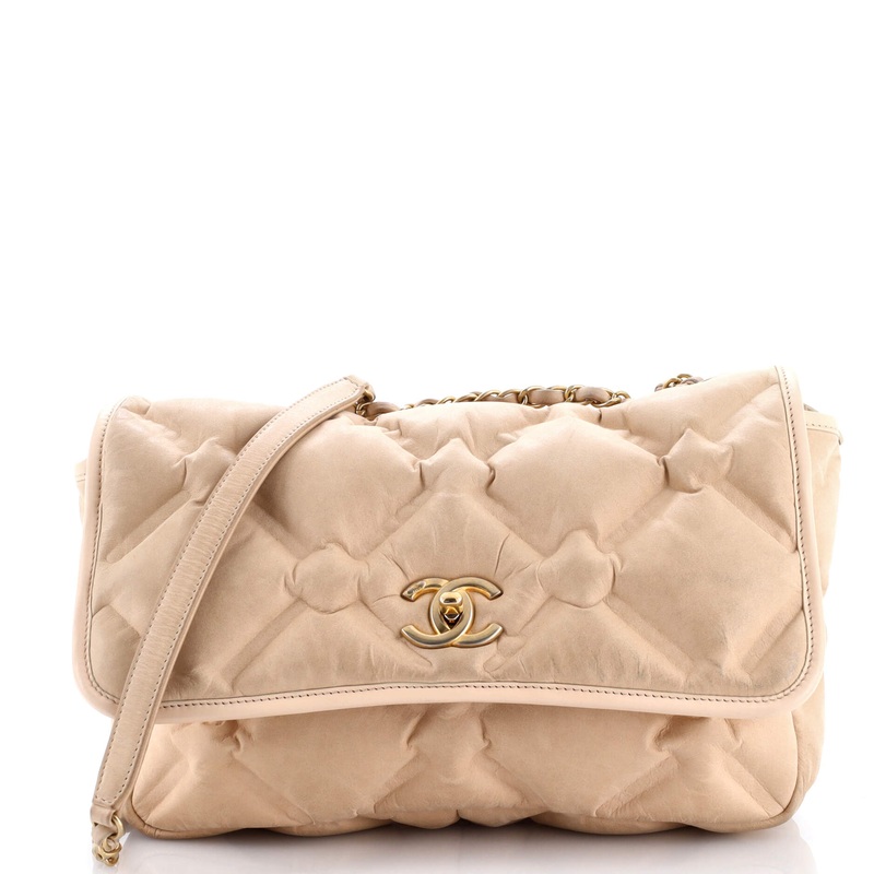 Chesterfield Flap Bag Quilted Calfskin Jumbo