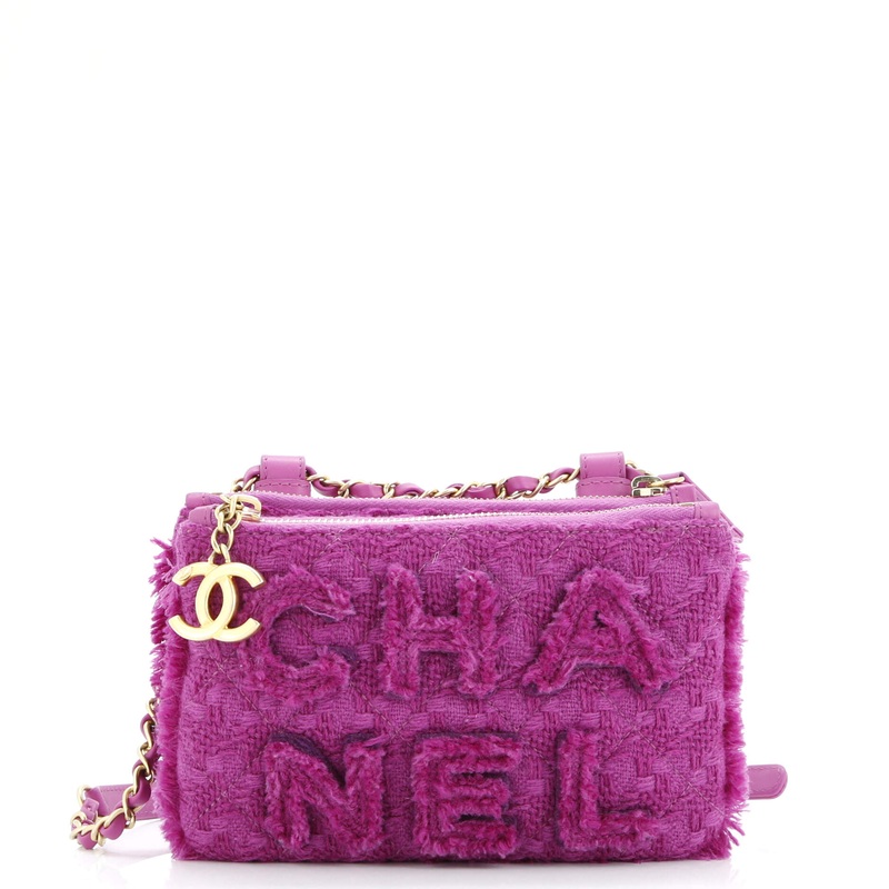 Giant Logo Belt Bag Quilted Tweed