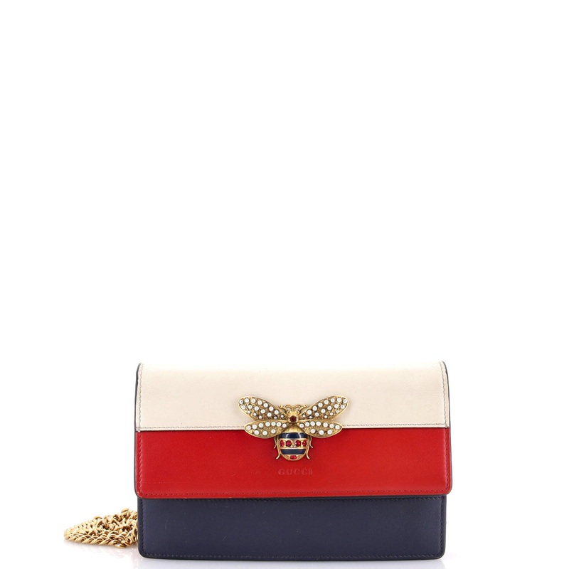 Queen Margaret Chain Wallet Leather Mini