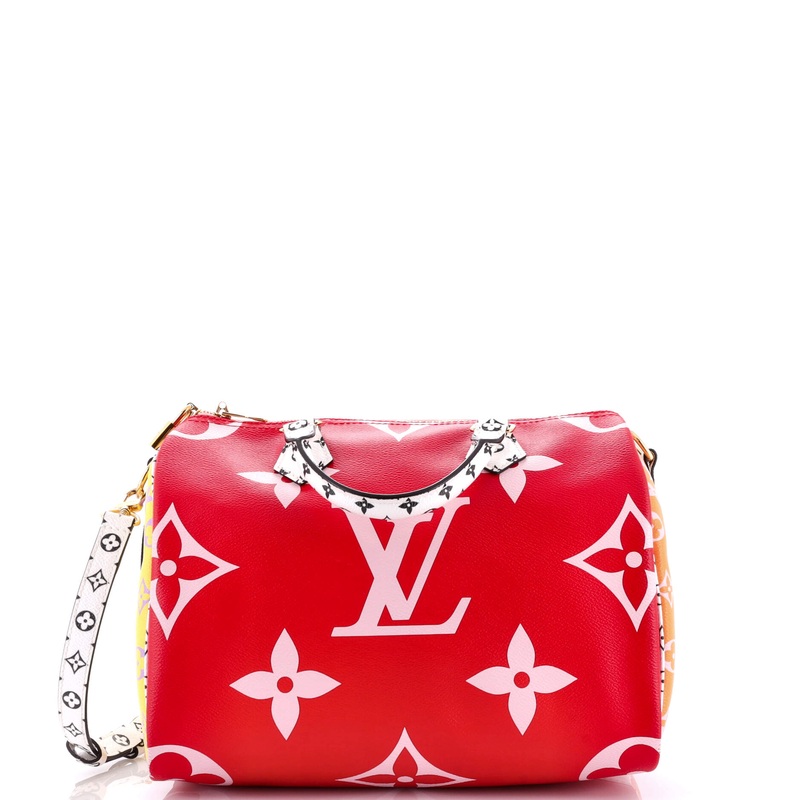 Speedy Bandouliere Bag Limited Edition Colored Monogram Giant 30