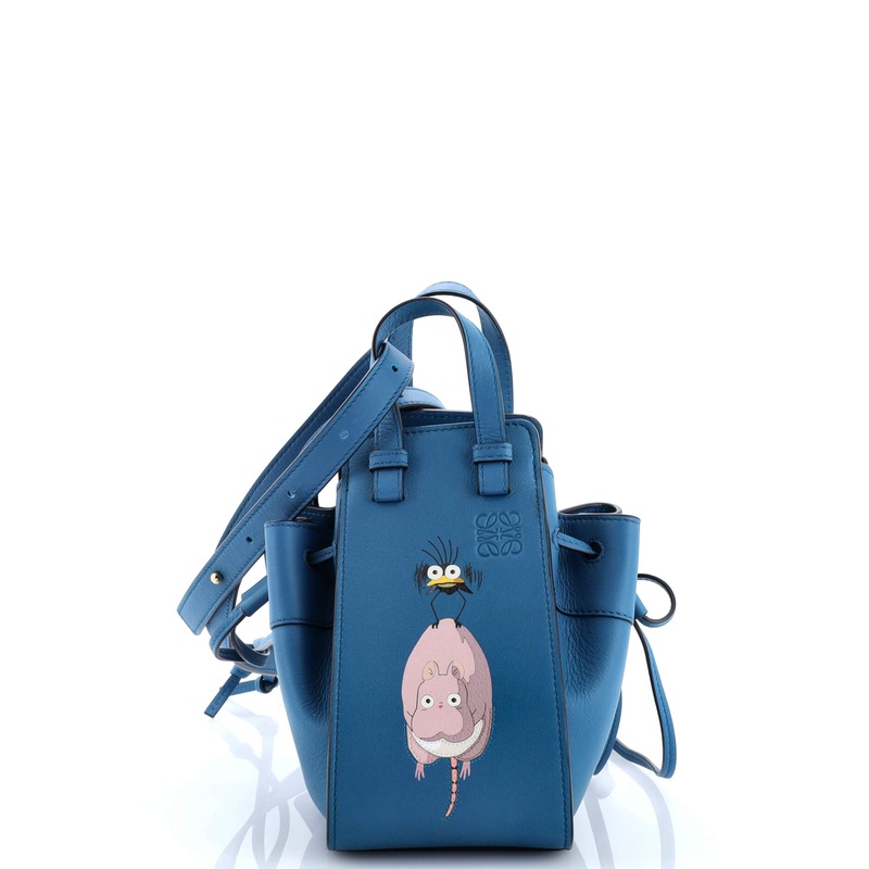Spirited Away Hammock Bag Printed Leather Mini