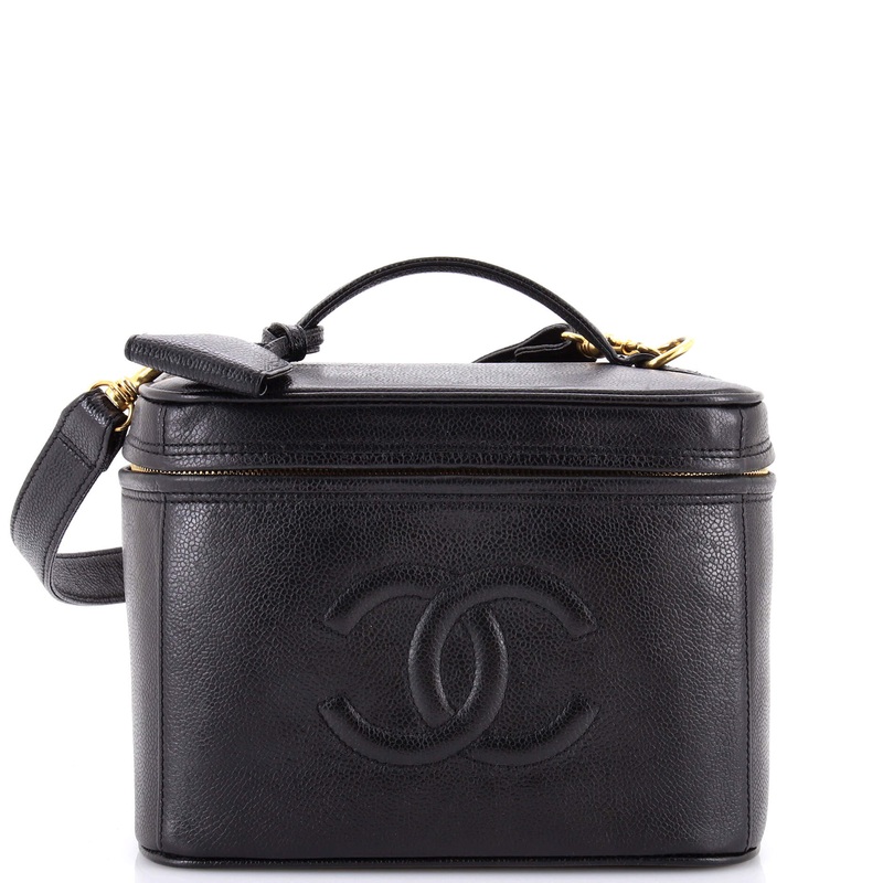 Vintage Timeless Vanity Case Caviar Small