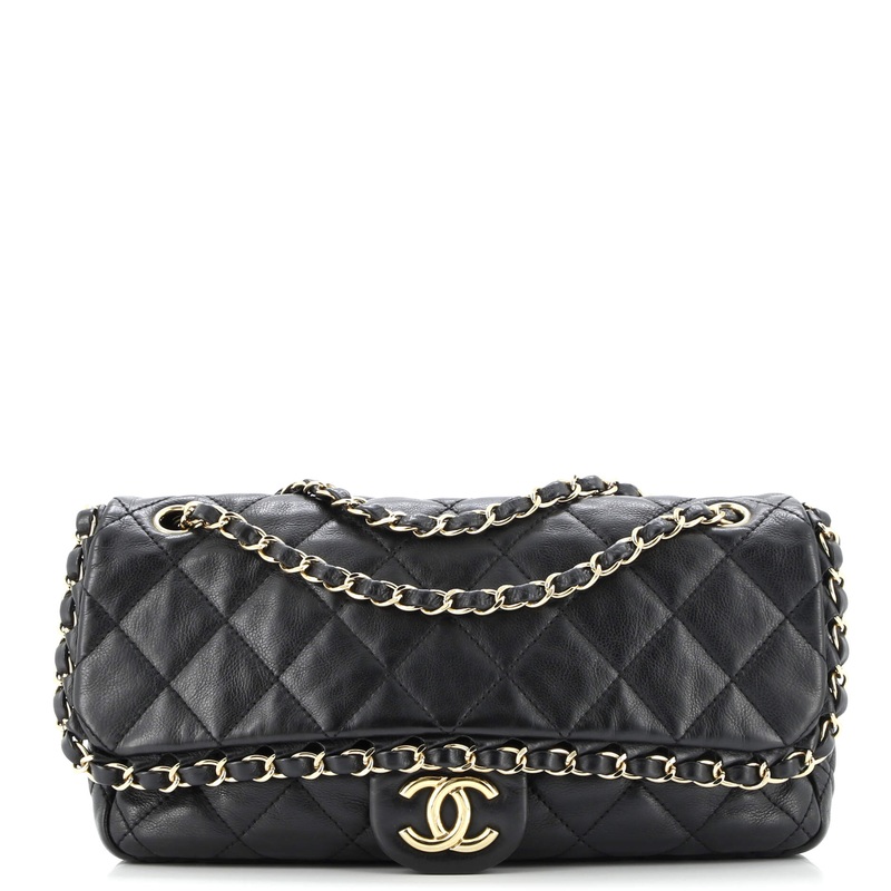Chain Me Flap Bag Quilted Calfskin Medium