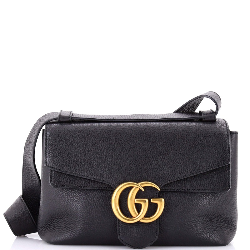 GG Marmont Shoulder Bag Leather Small