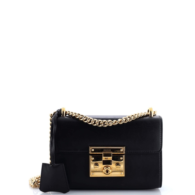Padlock Shoulder Bag Leather Small