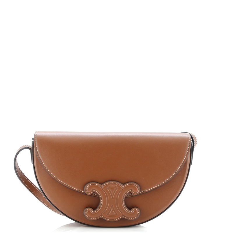 Cuir Triomphe Besace Flap Bag Leather