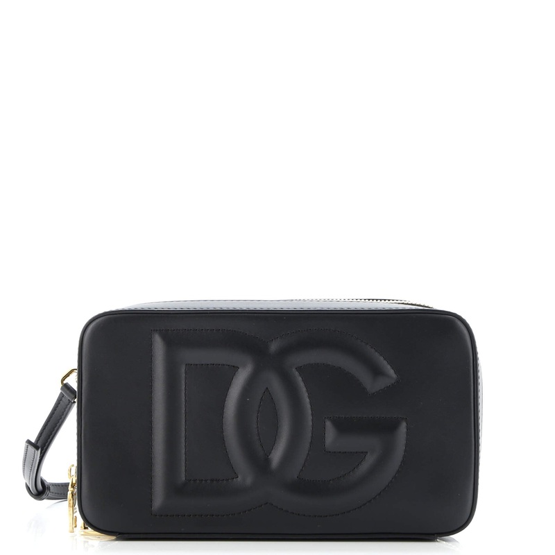 DG Logo Camera Bag Leather Small