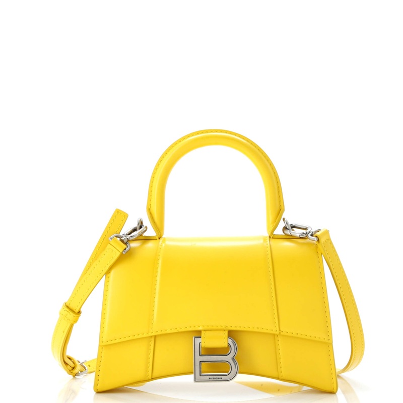 Hourglass Top Handle Bag Leather XS