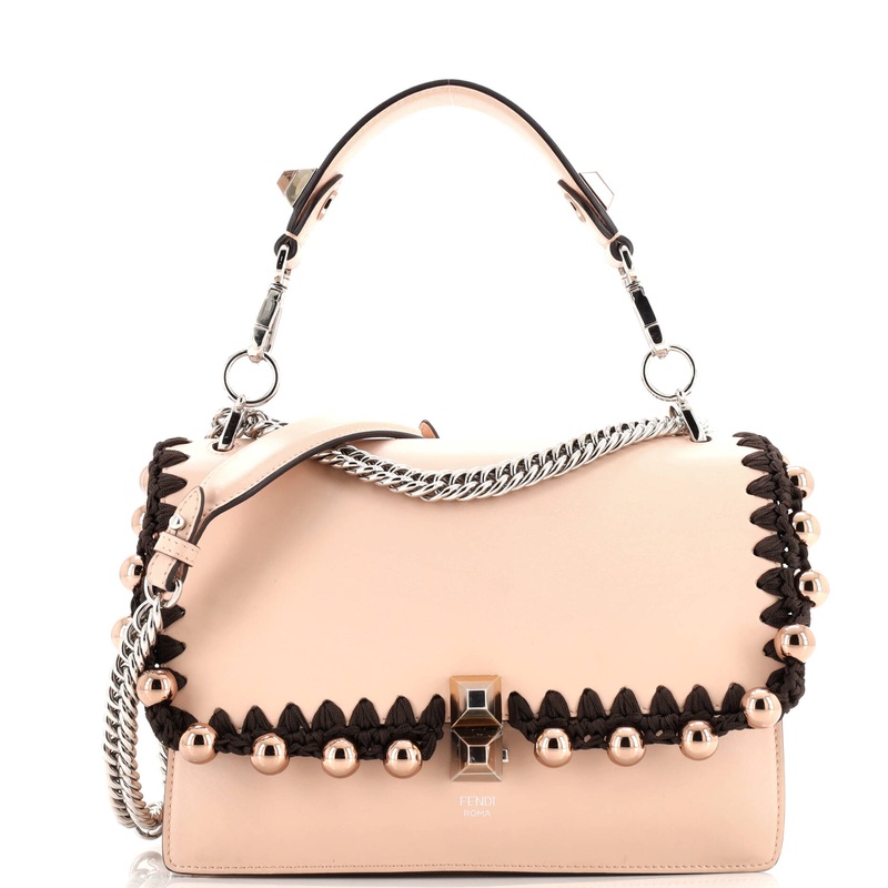 Kan I Bag Beaded Whipstitch Leather Medium