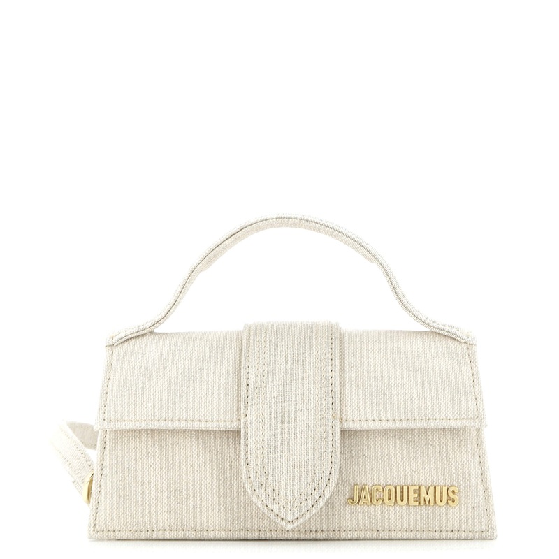 Le Bambino Top Handle Flap Bag Canvas