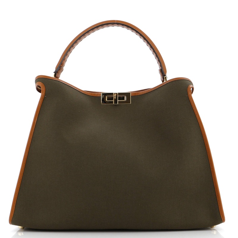 Peekaboo X-Lite Bag Canvas with Leather Large