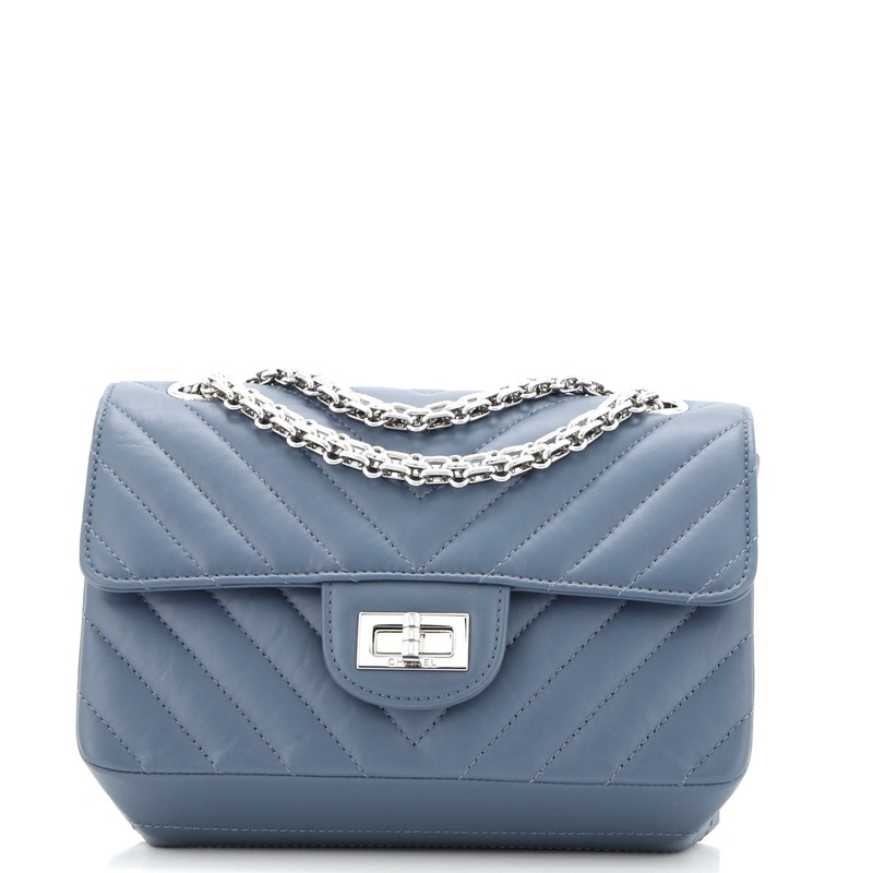 Reissue 2.55 Flap Bag Chevron Aged Calfskin Mini