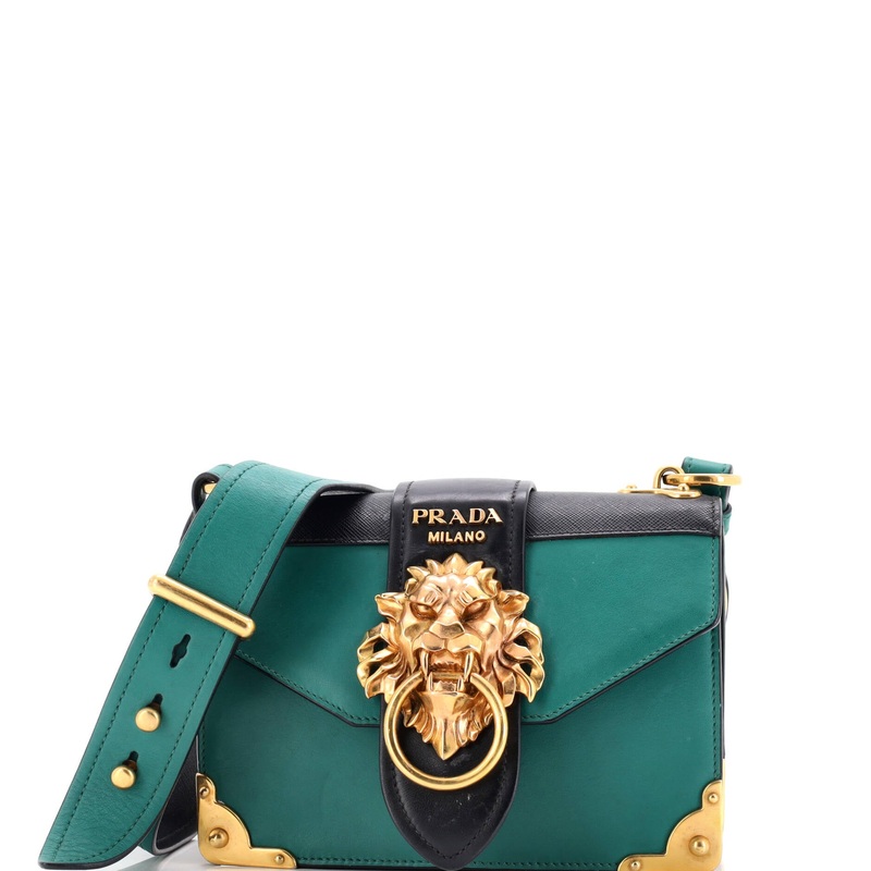 Animalier Cahier Crossbody Bag Leather Small