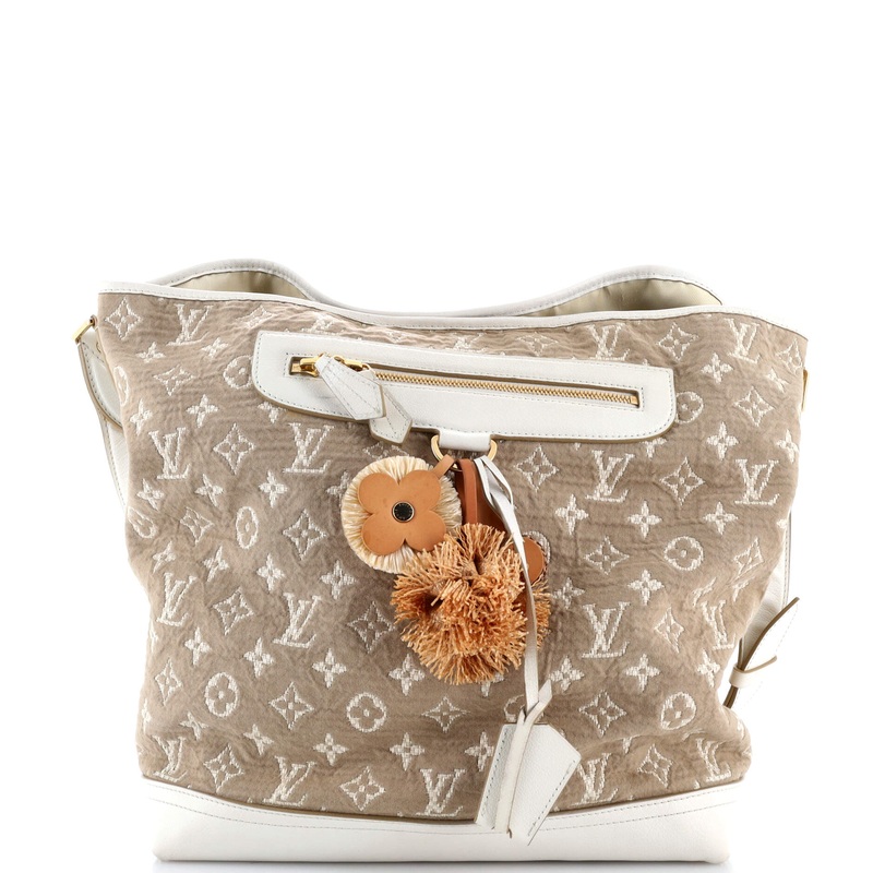 Besace Handbag Monogram Sabbia