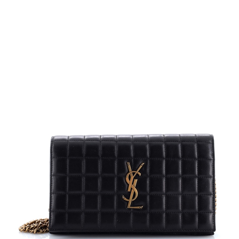 Cassandre Wallet on Chain Quilted Leather Medium