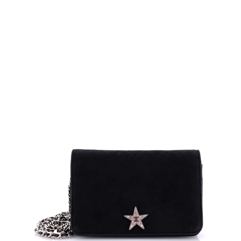 Cocostellar Wallet On Chain Quilted Suede