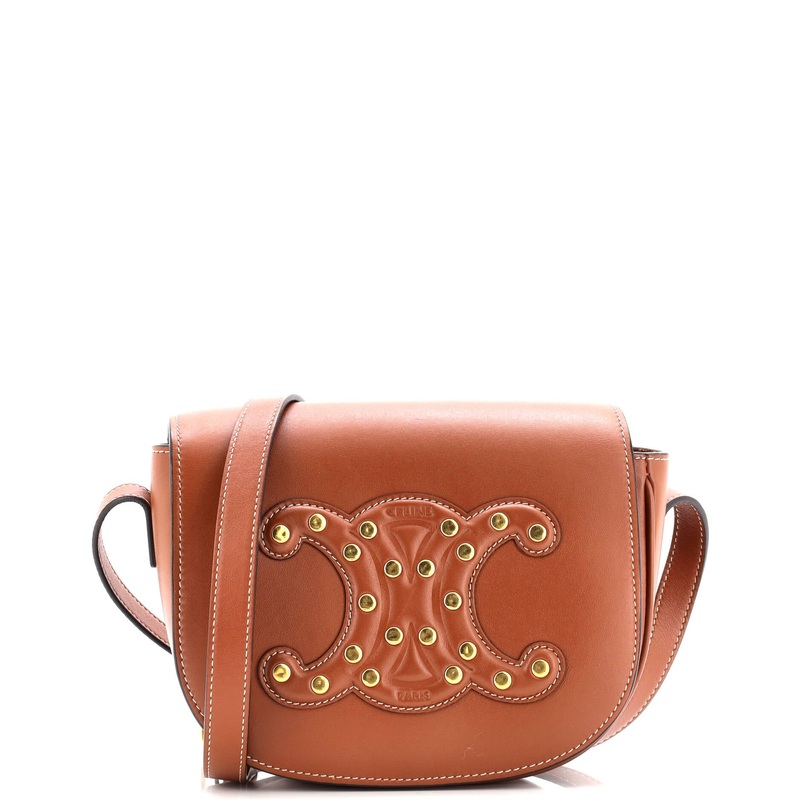 Cuir Triomphe Folco Bag Studded Leather