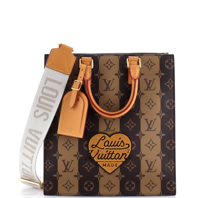 Nigo Sac Plat Cross Limited Edition Stripes Monogram Canvas