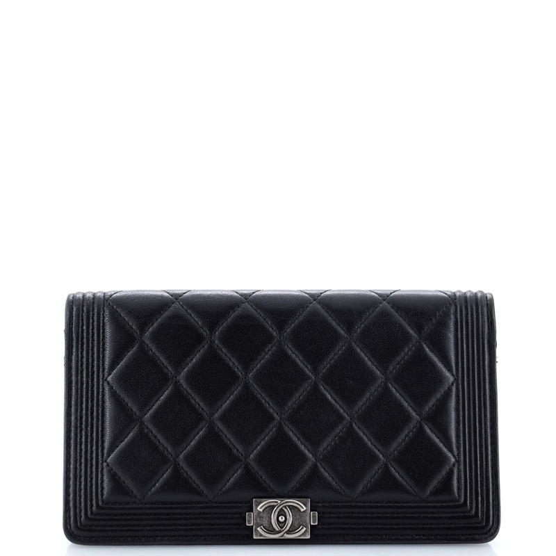 Boy Wallet on Chain Quilted Lambskin